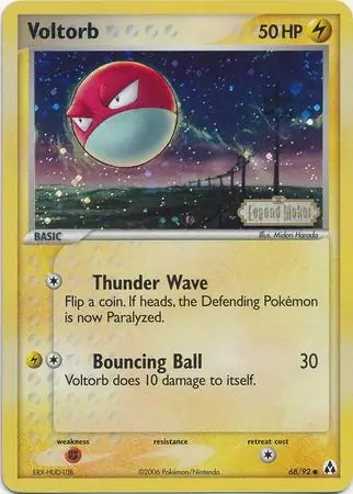 EX Legend Maker Voltorb #68/92 reverse holo